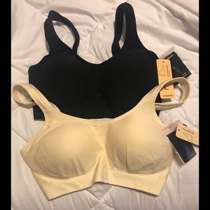 SET of 2 Truekind® Daily Comfort Wireless Shaper Bras